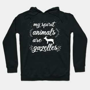 My spirit animal Gazelles Retro Hornbeam Africa Hoodie